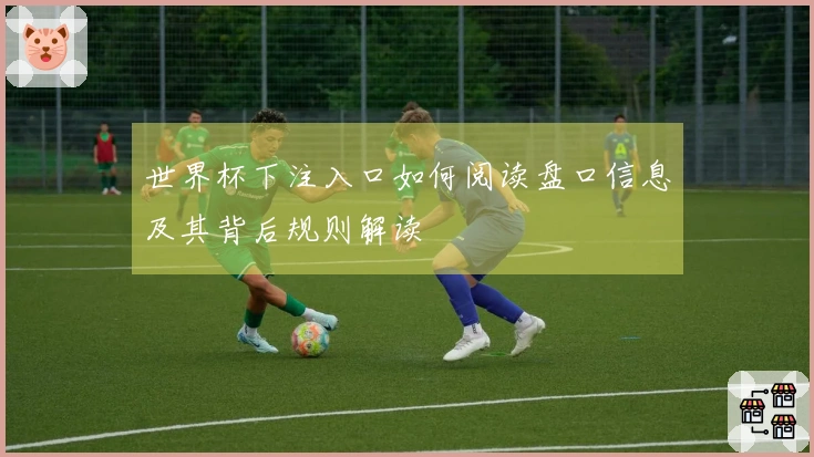 世界杯下注入口如何阅读盘口信息及其背后规则解读