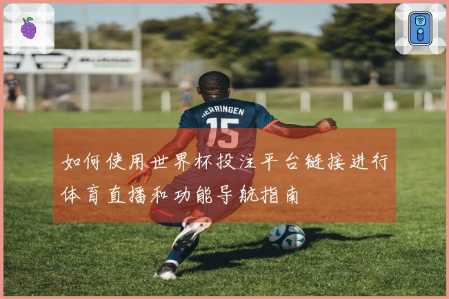 如何使用世界杯投注平台链接进行体育直播和功能导航指南